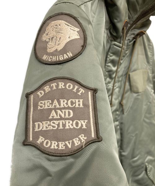 Hysteric Glamour（ヒステリックグラマー）Hysteric Glamour (ヒステリックグラマー) PRIMALOFT N3-B フライトジャケット グリーン サイズ:Mの古着・服飾アイテム