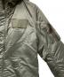 中古・古着 Hysteric Glamour (ヒステリックグラマー) PRIMALOFT N3-B フライトジャケット グリーン サイズ:M：14000円
