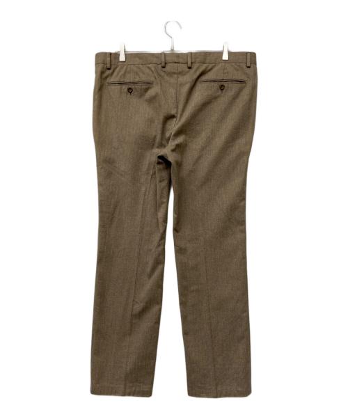 HERMES（エルメス）HERMES (エルメス) コットンスラックスパンツ ブラウン サイズ:46の古着・服飾アイテム