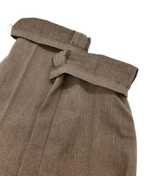 HERMES（エルメス）HERMES (エルメス) コットンスラックスパンツ ブラウン サイズ:46の古着・服飾アイテム