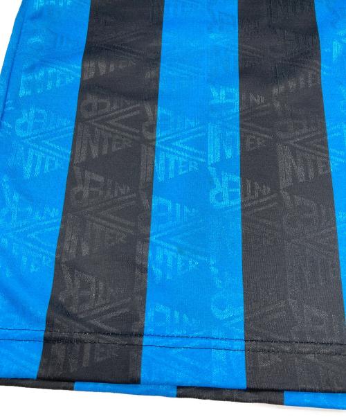 UMBRO（アンブロ）UMBRO (アンブロ) 90'sゲームシャツ ブルー×ブラック サイズ:Lの古着・服飾アイテム