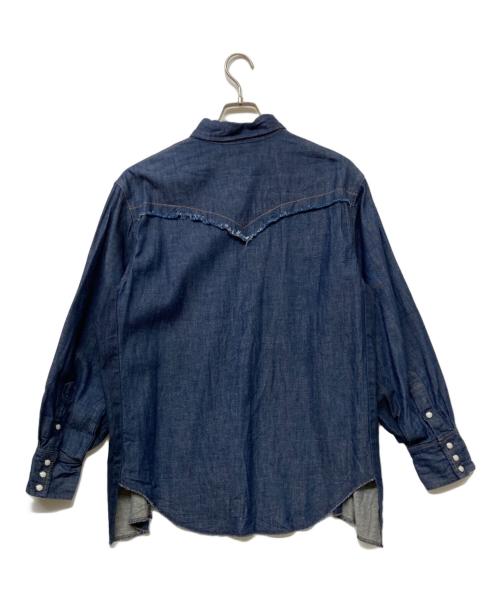 Wrangler（ラングラー）Wrangler (ラングラー) デニムウエスタンフリンジシャツ インディゴ サイズ:Sの古着・服飾アイテム