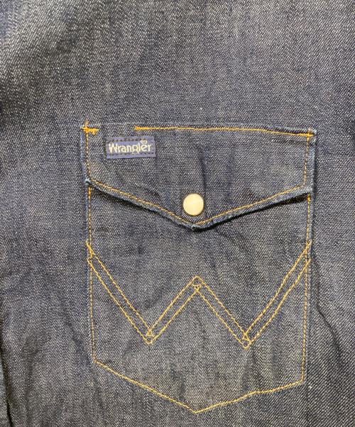 Wrangler（ラングラー）Wrangler (ラングラー) デニムウエスタンフリンジシャツ インディゴ サイズ:Sの古着・服飾アイテム
