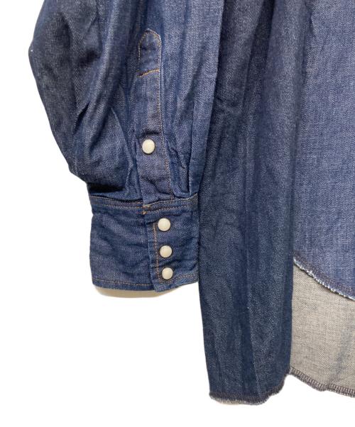 Wrangler（ラングラー）Wrangler (ラングラー) デニムウエスタンフリンジシャツ インディゴ サイズ:Sの古着・服飾アイテム