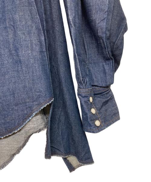 Wrangler（ラングラー）Wrangler (ラングラー) デニムウエスタンフリンジシャツ インディゴ サイズ:Sの古着・服飾アイテム