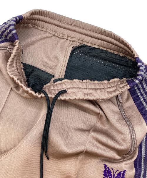 Needles（ニードルズ）Needles (ニードルズ) 22AW ETrack Pant Poly Smooth ベージュ×パープル サイズ:XSの古着・服飾アイテム
