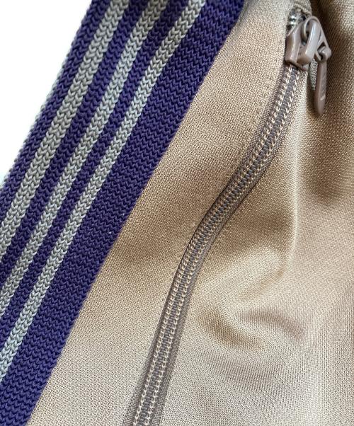 Needles（ニードルズ）Needles (ニードルズ) 22AW ETrack Pant Poly Smooth ベージュ×パープル サイズ:XSの古着・服飾アイテム