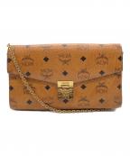 MCMエムシーエム）の古着「クロスボディーバッグ」｜ブラウン