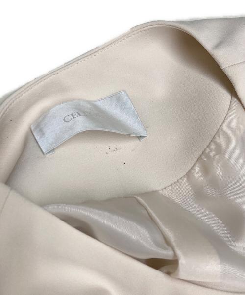 CELFORD（セルフォード）CELFORD (セルフォード) フリルジレ アイボリー サイズ:Fの古着・服飾アイテム