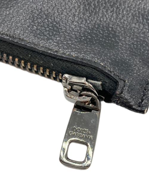 DOLCE & GABBANA（ドルチェ＆ガッバーナ）DOLCE & GABBANA (ドルチェ＆ガッバーナ) レオパード柄クラッチバッグ ブラックの古着・服飾アイテム