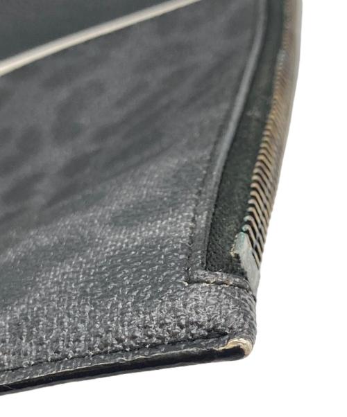 DOLCE & GABBANA（ドルチェ＆ガッバーナ）DOLCE & GABBANA (ドルチェ＆ガッバーナ) レオパード柄クラッチバッグ ブラックの古着・服飾アイテム