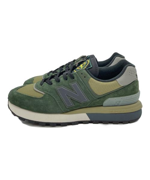 NEW BALANCE（ニューバランス）NEW BALANCE (ニューバランス) STONE ISLAND (ストーンアイランド) 574 Legacy ダークグリーン サイズ:US9の古着・服飾アイテム