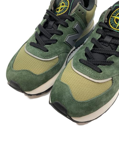 NEW BALANCE（ニューバランス）NEW BALANCE (ニューバランス) STONE ISLAND (ストーンアイランド) 574 Legacy ダークグリーン サイズ:US9の古着・服飾アイテム