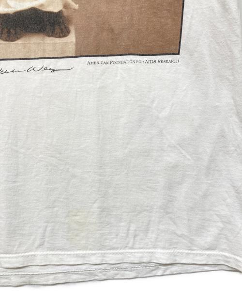 nobrand（ノーブランド）nobrand (ノーブランド) 90s William Wegman VintageTシャツ ホワイト サイズ:Lの古着・服飾アイテム