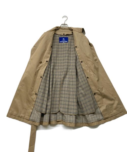 BURBERRY BLUE LABEL（バーバリー ブルー レーベル）BURBERRY BLUE LABEL (バーバリーロンドンブルーレーベル) ノバチェックライナー付きダブルブレストトレンチコート ベージュ サイズ:38の古着・服飾アイテム