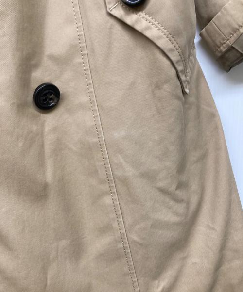 BURBERRY BLUE LABEL（バーバリー ブルー レーベル）BURBERRY BLUE LABEL (バーバリーロンドンブルーレーベル) ノバチェックライナー付きダブルブレストトレンチコート ベージュ サイズ:38の古着・服飾アイテム