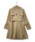 BURBERRY BLUE LABEL (バーバリーロンドンブルーレーベル) ノバチェックライナー付きダブルブレストトレンチコート ベージュ サイズ:38：13000円