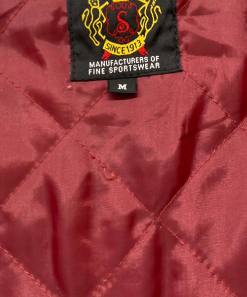 SCHOTT BROS.（ショット）SCHOTT BROS. (ショット) ライトメルトンスタジアムジャケット ブラック サイズ:Mの古着・服飾アイテム