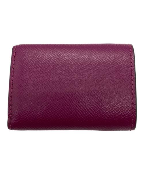MICHAEL KORS（マイケル・コース）MICHAEL KORS (マイケル・コース) TRIFOLD WLLT パープルの古着・服飾アイテム