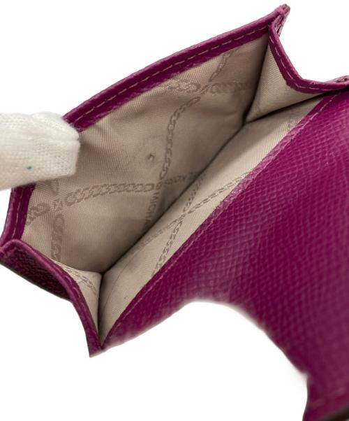 MICHAEL KORS（マイケル・コース）MICHAEL KORS (マイケル・コース) TRIFOLD WLLT パープルの古着・服飾アイテム