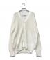FRAMeWORK（フレームワーク）の古着「畦Vネックカーディガン」｜ホワイト