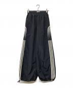 adidas Originalsアディダスオリジナル）の古着「アトランタカットラインナイロントラックパンツ」｜ブラック