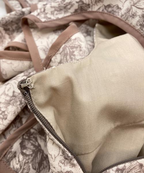 Snidel（スナイデル）Snidel (スナイデル) ラッフルカラーパイピングワンピース ピンクの古着・服飾アイテム