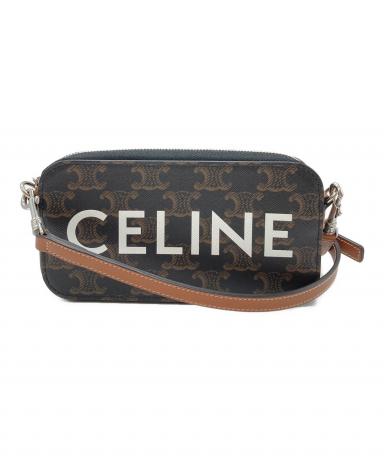 中古・古着通販】CELINE (セリーヌ) ホリゾンタルポーチ ブラウン
