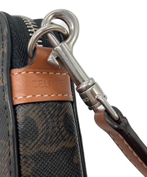 CELINE（セリーヌ）CELINE (セリーヌ) ホリゾンタルポーチ ブラウンの古着・服飾アイテム