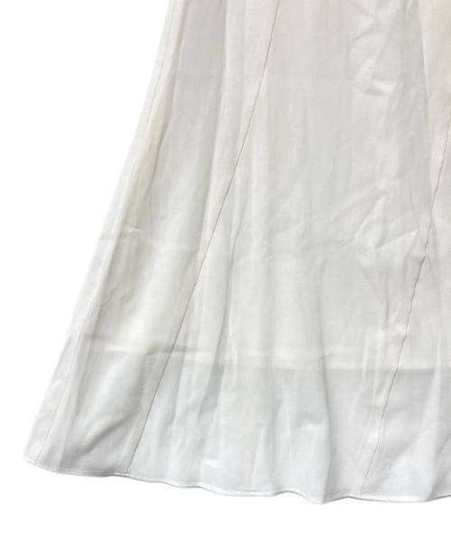 FRAY ID（フレイ アイディー）FRAY ID (フレイ アイディー) スパイラルラインマーメイドスカート ホワイト サイズ:1の古着・服飾アイテム