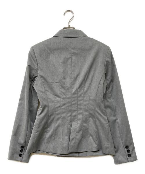 L'AUBE BLANC（ローブ ブラン）L'AUBE BLANC (ローブブラン) Waist Shape Tailored Jacket グレー サイズ:Fの古着・服飾アイテム