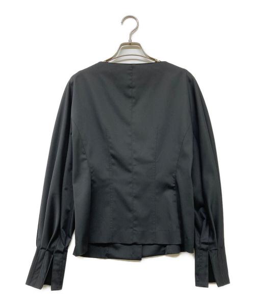 EZUMI（エズミ）EZUMi (エズミ) ハートネックブラウス ブラック サイズ:Fの古着・服飾アイテム