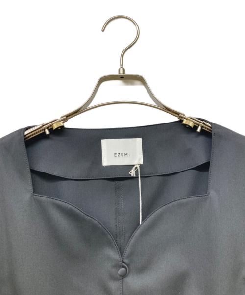 EZUMI（エズミ）EZUMi (エズミ) ハートネックブラウス ブラック サイズ:Fの古着・服飾アイテム