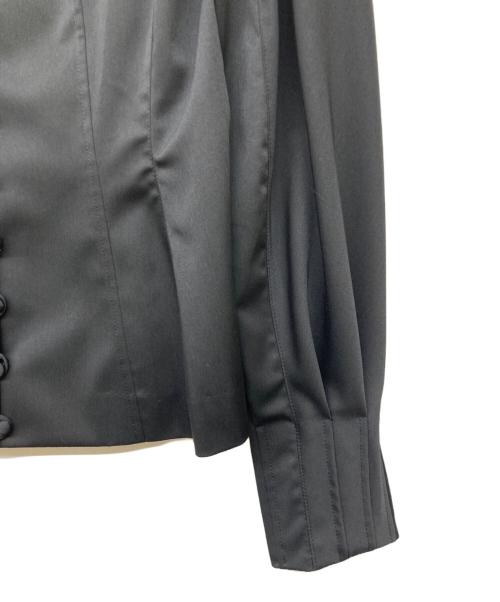 EZUMI（エズミ）EZUMi (エズミ) ハートネックブラウス ブラック サイズ:Fの古着・服飾アイテム