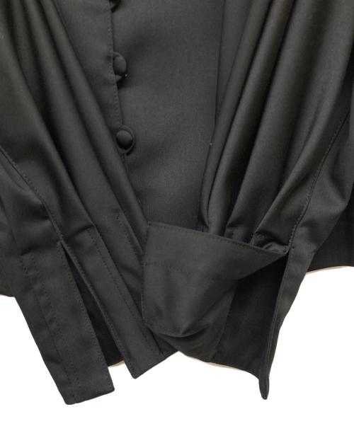 EZUMI（エズミ）EZUMi (エズミ) ハートネックブラウス ブラック サイズ:Fの古着・服飾アイテム