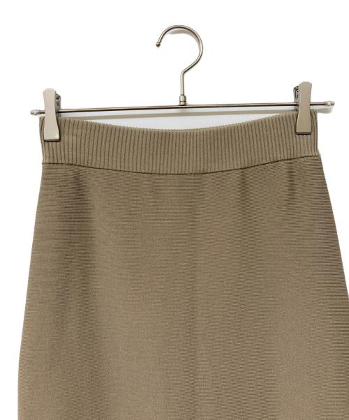 anuans（アニュアンス）anuans (アニュアンス) ウエストリブクロップドニットセットアップ ブラウン サイズ:Sの古着・服飾アイテム