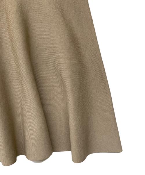 anuans（アニュアンス）anuans (アニュアンス) ウエストリブクロップドニットセットアップ ブラウン サイズ:Sの古着・服飾アイテム