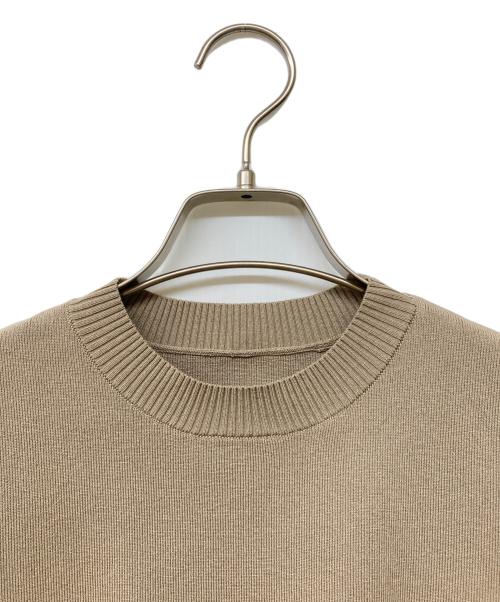 anuans（アニュアンス）anuans (アニュアンス) ウエストリブクロップドニットセットアップ ブラウン サイズ:Sの古着・服飾アイテム