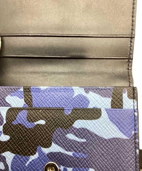 SMYTHSON（スマイソン）SMYTHSON (スマイソン) カードケース ブルーの古着・服飾アイテム
