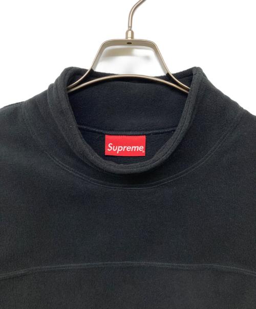SUPREME（シュプリーム）Supreme (シュプリーム) 22AW polartec Mock Neck Pullover ブラック サイズ:Mの古着・服飾アイテム