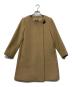 A.P.C.（アーペーセー）の古着「ウールブレンドノーカラーコート」｜ブラウン