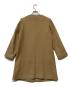 A.P.C. (アーペーセー) ウールブレンドノーカラーコート ブラウン サイズ:34：4500円