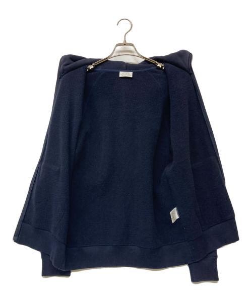 中川政七商店（ナカガワマサシチショウテン）中川政七商店 (ナカガワマサシチショウテン) the sweat zip up hoodie ネイビー サイズ:Mの古着・服飾アイテム