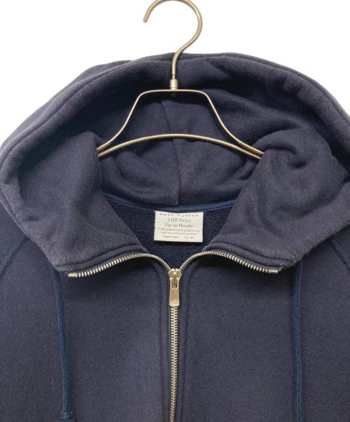 中川政七商店（ナカガワマサシチショウテン）中川政七商店 (ナカガワマサシチショウテン) the sweat zip up hoodie ネイビー サイズ:Mの古着・服飾アイテム