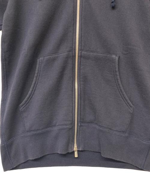中川政七商店（ナカガワマサシチショウテン）中川政七商店 (ナカガワマサシチショウテン) the sweat zip up hoodie ネイビー サイズ:Mの古着・服飾アイテム
