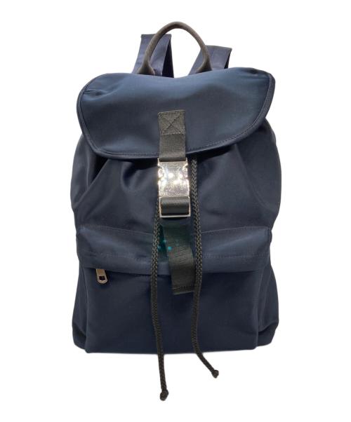 A.P.C.（アーペーセー）A.P.C. (アーペーセー) フラップ付きリュック ネイビーの古着・服飾アイテム
