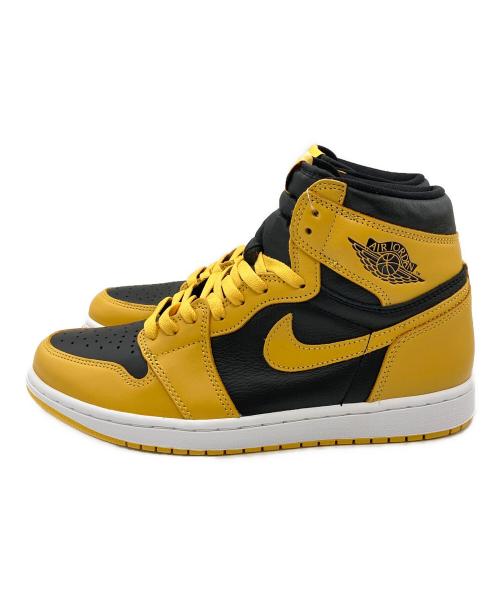 NIKE（ナイキ）NIKE (ナイキ) AIR JORDAN 1 RETRO HIGH OG POLLEN ブラック×イエロー サイズ:US10の古着・服飾アイテム