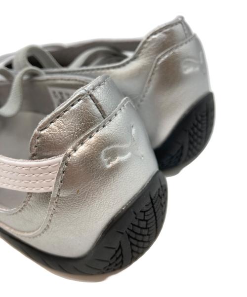 PUMA（プーマ）PUMA (プーマ) SPEEDCAT BALLET シルバー サイズ:22.5の古着・服飾アイテム