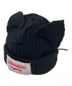 CHARLES JEFFREY LOVERBOYチャールズ ジェフリー ラバーボーイ）の古着「ニット帽」｜ブラック