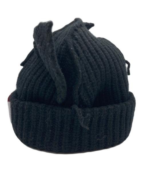 CHARLES JEFFREY LOVERBOY（チャールズ ジェフリー ラバーボーイ）CHARLES JEFFREY LOVERBOY (チャールズ ジェフリー ラバーボーイ) ニット帽 ブラック サイズ:-の古着・服飾アイテム